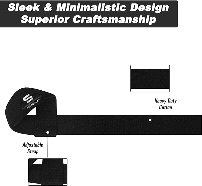 Weight Lifting Straps Grip Lifts Men Women Gym Straps Exercise Fitness Heavy Strength Training Powerlifting Bodybuilding Workout