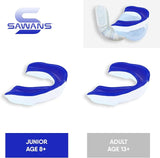 Gum Shield Mouth Guard Sports Fit Adult Junior Kids Youth Karate Contact Boxing Jaw Protection Lacrosse Senior Football, Hockey, Rugby,