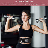 Self-Locking Weight Lifting Belt for Men and Women Fitness Premium Functional Gym belt Powerlifting Deadlift Olympic Lifts and Squats Athletes Training Workout