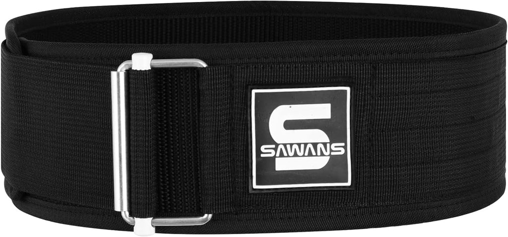 Self-Locking Weight Lifting Belt for Men and Women Fitness Premium Functional Gym belt Powerlifting Deadlift Olympic Lifts and Squats Athletes Training Workout