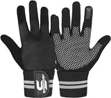 SAWANS Weight Lifting Gloves Gym Workout Fitness Fingerless Gloves Full Finger Touchscreen for Man And Women
