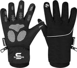 Waterproof & Windproof Thermal Winter Gloves Thinsulate  Touch Screen Ski MTB Anti Slip Cycling Snowboarding Padded Palms.