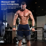 Lifting Hooks Non-Slip Coated Heavy Duty Solid Steel Neoprene Thick Padded Weight Lifting Gym Straps Deadlifts