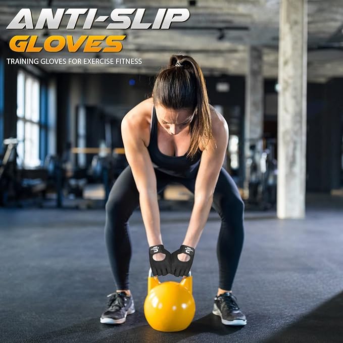 SAWANS Gym Gloves for Men & Women Weight Lifting Fitness Gloves Breathable Ladies Gloves