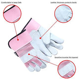 Thorn Proof Work Gloves Heavy duty Leather Gardening Gloves FOR MEN WOMEN AND KIDS Washable Gripper