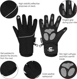 Waterproof & Windproof Thermal Winter Gloves Thinsulate  Touch Screen Ski MTB Anti Slip Cycling Snowboarding Padded Palms.