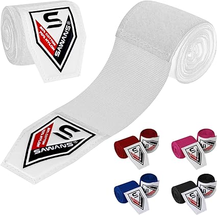 Boxing Hand Wraps Martial Arts Bandages Inner Gloves Punching MMA 2.5 3.5 4.5 Meter.