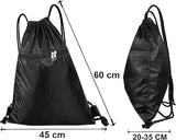 Drawstring Bag String Gym Sack Drawstring Sports Bag side Pocket Zipper PE Backpack Beach School Holidays Swimming Travel for Men And Women
