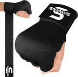 SAWANS Boxing Hand Wraps Inner Gloves for Hand Protection Long Wrist Straps Elasticated Punching Bag Training Gel Mitts Muay Thai MMA