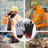 Mens Work Gloves Women Safety Mechanic Working Gloves Utility Multipurpose Gardening Construction