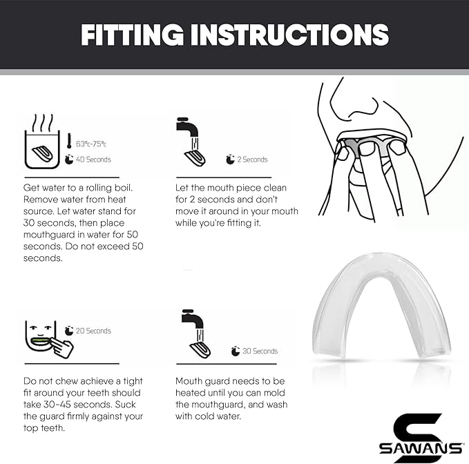 Mouth Guard Gum Shield Junior Senior Contact Rugby Sports Martial Boxing Hockey Football Adult Kids Youth Teeth Protection Boys Girls