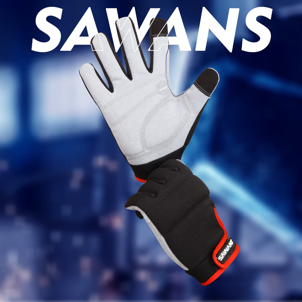 Mens Work Gloves Women Safety Mechanic Working Gloves Utility Multipurpose Gardening Construction