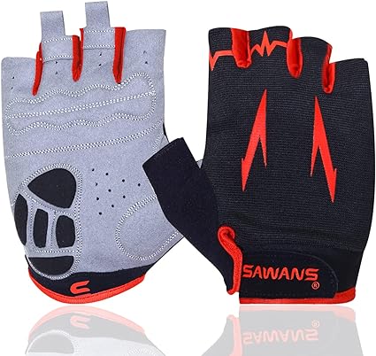 Guanti Da Ciclismo Mezza Dita 2024, Antiscivolo, Traspiranti, Unisex, Multicolore