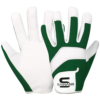 Leather Gardening Safety Working Gloves Thorn Proof for Men and Women Multipurpose Garden Gloves for Ladies