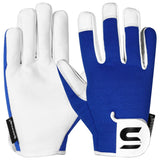 SAWANS Leather Gardening Gloves Ladies and Mans Thorn Proof Gifts Durable Goatskin Work Gloves