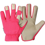 SAWANS Men Gardening Gloves Leather  forUtility Dexterity & Breathable Comfort Fit Construction & Building Work Gloves
