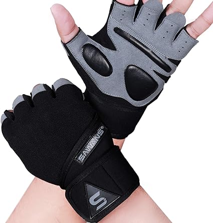 Gym Gloves Training Weight lifting Gloves for Men Women Wrist Support Padded Extra Grip Palm Protection Exercise Fitness