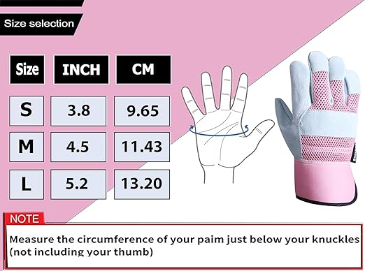 Thorn Proof Work Gloves Heavy duty Leather Gardening Gloves FOR MEN WOMEN AND KIDS Washable Gripper