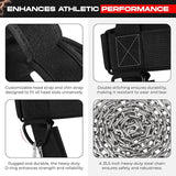 SAWANS Neck Trainer Neck Harness for Weight Sports Neck Stretcher Weight Lifting Belt Head Trainer Men Neck Back Pain Adjustable Head Harness Fitness, Bodybuilding, Strength Training