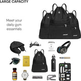 Drawstring Gym Sport Bag String Waterproof Pocket Zipper Sack Backpack for Women Men Travel Kit Bag.