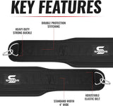 Dip Belt with 36 Inches Heavy Duty Bodybuilding Weight Lifting Dip Steel Chain for Pull Ups Exercise Gym Workout Powerlifting