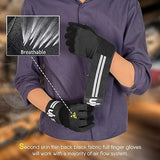 SAWANS Weight Lifting Gloves Gym Workout Fitness Fingerless Gloves Full Finger Touchscreen for Man And Women