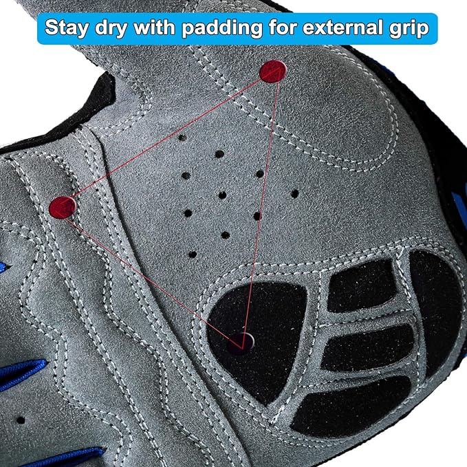 SAWANS Cycling Gloves Full Finger Mountain Bike Gloves Padded Breathable Biking Gloves for Men Women Camping Cycling Running