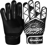 SAWANS Football Goalkeeper Gloves For Boys kids Children Youth Training Gloves Soccer Goalie Goalkeeping Wrist Protection Grip Palms Adults Men