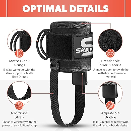 SAWANS 2Pcs Ankle Wrap Ankle Wrap Fitness Training Kickback Pollen Sports Fitness Strength