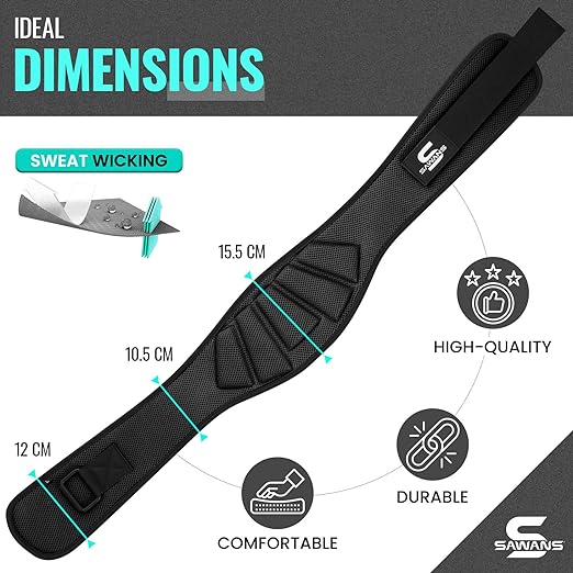 SAWANS Weightlifting Belt Men Women Martial Arts Fitness Bodybuilding Strength Training Powerlifting Gym Weightlifting Belt Train Weightlifting Belt for Men