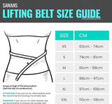 SAWANS Weightlifting Belt Men Women Martial Arts Fitness Bodybuilding Strength Training Powerlifting Gym Weightlifting Belt Train Weightlifting Belt for Men