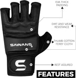 SAWANS Boxing Gloves Men Women Boxing Gloves Grappling Gloves Lightweight Karate Gloves Taekwondo Half Finger Kickboxing Sparring Martial Arts Muay Thai