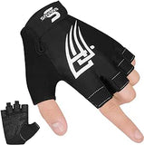 SAWANS Weight Lifting Gym Gloves for Men and Women Fitness Workout Training Breathable Non-Slip Silicone Padded Palm Grip Protection Half Finger Pull ups
