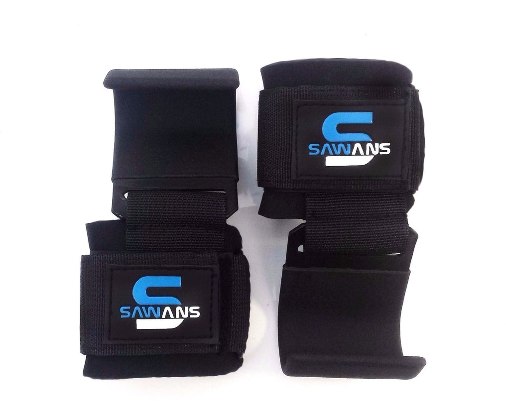 Power Wrist Straps Hook bar Weight Lifting Training Gym Bar Support Lift Gloves
