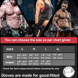 Gym Gloves Training Weight lifting Gloves for Men Women Wrist Support Padded Extra Grip Palm Protection Exercise Fitness