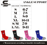 MMA Ankle support Brace Leg Arthritis Injury Gym sleeve Elasticated Bandage Wrap