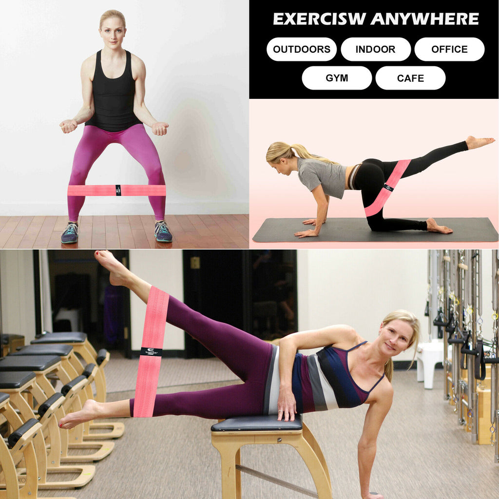 Resistance Bands Pack of 3 ( Pink )