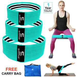 Resistance Bands Pack of 3 ( Ferozi )