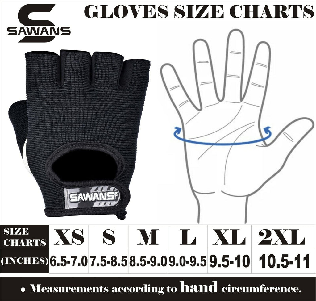 Gym Gloves Leather Workout Weight Lifting Fitness Training Cycling Grips