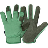 SAWANS Men Gardening Gloves Leather  forUtility Dexterity & Breathable Comfort Fit Construction & Building Work Gloves