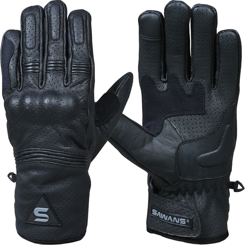 Leather Summer Motorcycle Motorbike Gloves Winter Gloves